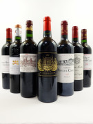 7 bouteilles 1 bt : CHÂTEAU PALMER 2008 3è GC Margaux