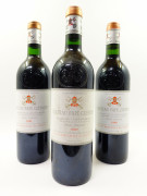 6 bouteilles 1 bt : CHÂTEAU PAPE CLEMENT 1988 CC Pessac Léognan (étiquette fanée)
