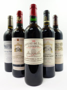 5 bouteilles  1 bt : CHÂTEAU SOUTARD 1994 GCC Saint Emilion (base goulot, étiquette fanée)