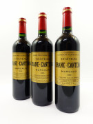 6 bouteilles CHÂTEAU BRANE CANTENAC 2006 2è GC Margaux (1 étiquette léger abimée