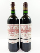 6 bouteilles CHÂTEAU COS D'ESTOURNEL 1995 2è GC Saint Estèphe (étiquettes fanées, léger tachées, léger décollées