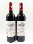 2 bouteilles CHÂTEAU GRAND PUY LACOSTE 2014 5è GC Pauillac