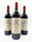 6 bouteilles CHÂTEAU LA LAGUNE 1990 3è GC Haut Médoc (3 base goulot