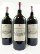 3 double magnums CHÂTEAU LA MISSION HAUT BRION 2006 CC Pessac Léognan Caisse bois d'origine