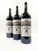 3 magnums CHÂTEAU LEOVILLE BARTON 2008 2è GC Saint Julien Caisse bois d'origine