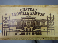 6 bouteilles CHÂTEAU LEOVILLE BARTON 2010 2è GC Saint Julien Caisse bois d'origine
