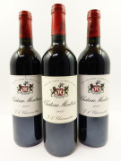 3 bouteilles CHÂTEAU MONTROSE 2000 2è GC Saint Estèphe (étiquettes léger abimées