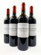 4 bouteille CHÂTEAU HAUT BAILLY 2003 CC Pessac Léognan (2 étiquettes léger tachées)