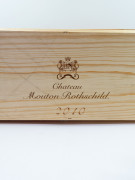 1 double magnum CHÂTEAU MOUTON ROTHSCHILD 2010 1er GC Pauillac Caisse bois d'origine