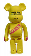 MEDICOM x Sex Pistols  Be@rBrick 1000% / Never Mind the Bollocks Here's the Sex Pistols - 2006 ABS peint et moulé