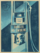 Shepard FAIREY (OBEY GIANT) (Américain - Né en 1970) Danger No Smoking - 2016 Sérigraphie en couleurs