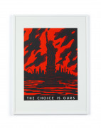 Cléon PETERSON (Américain - Né en 1973) The Choice is Ours - 2020 Sérigraphie en couleurs