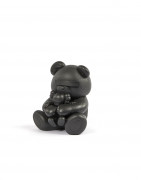 KAWS (Américain - Né en 1974) Undercover bear Companion (Black) - 2009 Vinyle peint