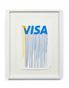 ZEVS (Français - Né en 1977) Liquidated Visa - 2012 Sérigraphie en couleurs