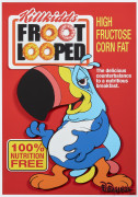 Ron ENGLISH (Américain - Né en 1966) Froot Looped - 2020 Construction en 3D