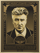 Shepard FAIREY ( OBEY GIANT) (Américain - Né en 1970) David Lynch Foundation - 2015 Sérigraphie en couleurs