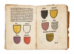 [PRINSAULT (Clément) ?]  Le Blason des armes, avec les armes des princes & seigneurs de France […].