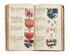 [MANUSCRIT.- NORMANDIE]  Armorial normand.