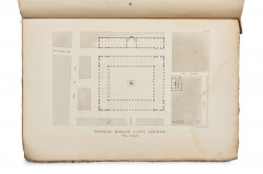 BLONDEL (Jean-Baptiste)  Plan, coupe, élévation et détails du nouveau marché St-Germain.