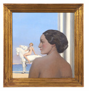 Raphaël DELORME 1890-1962 Femmes et chevaux - circa 1930