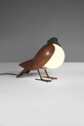 François-Xavier LALANNE 1927-2008 Lampe de table «Pigeon» - 1992