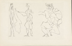 Pablo PICASSO (Espagnol - 1881-1973) Suites pour "La Maîgre" - 1952 - 2 suites des illustrations 2 suites de 10 pointes-sèches chacu...