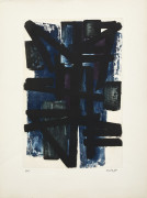 Pierre SOULAGES (Français, Né en 1919) Eau-forte 1 – 1952 Eau-forte en couleurs