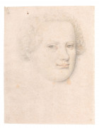 Attribué à Daniel DUMONSTIER Paris, 1574 - 1646 Portrait de femme Crayon noir et rehauts d'aquarelle