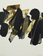 Pierre SOULAGES (Français, Né en 1919) Lithographie n°14 – 1964 Lithographie en couleurs