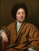 Nicolas de LARGILLIERRE Paris, 1656 - 1746 Portrait de Jean Peret, secrétaire du roi Huile sur cuivre