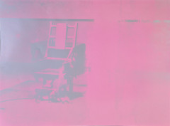 Andy WARHOL (Américain, 1928 - 1987) Electric Chair - 1971 (rose) Sérigraphie en couleurs