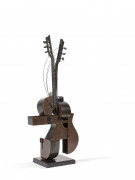 ARMAN (1928 - 2005) Guitare abacale - 1994 Bronze à patine brune