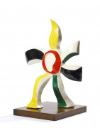 Fernand LEGER (d'après)  La Fleur qui marche - 1952 Céramique émaillée