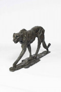 Dylan LEWIS né en 1964 - Afrique du Sud Stalking Cheetah II (S346) Bronze