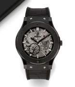 HUBLOT  Classic Fusion Extra-Thin Skeleton Black Ceramic