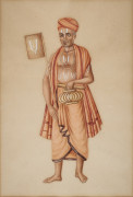 ADEPTE DE VISHNU  Inde du Sud, Pondichéry ou Madras, vers 1820-40