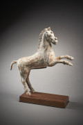 CHEVAL EN TERRE CUITE  Art hellénistique, Tarente, 3e siècle av. J.-C.