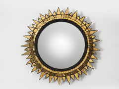 Line VAUTRIN 1913-1997 Miroir «Soleil à pointes n°3» - circa 1955