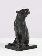 Georges-Lucien GUYOT 1885-1973 «Lionne assise tête à gauche» - le modèle créé circa 1930