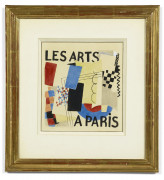 Roger de LA FRESNAYE 1885 - 1925 Projet de couverture pour Les Arts à Paris - circa 1918 Aquarelle et encre sur papier