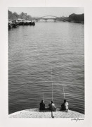 Willy RONIS 1910 - 2009 Pointe amont de l’Île Saint-Louis - Paris, 1958 Épreuve argentique (tirée par Willy Ronis en 1982), signée à...