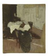 Edouard VUILLARD 1868 - 1940 Femme devant une table servie - 1901 Huile sur toile