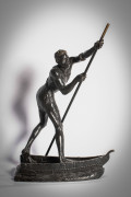 Anna QUINQUAUD 1890-1984 Laptot du Niger, 1925 Bronze à patine brune