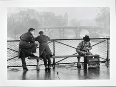 Willy RONIS 1910 - 2009 Passerelle des Arts - Paris, 1956 Épreuve argentique (c. 1990)