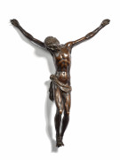 Jean BOLOGNE, dit GIAMBOLOGNA et atelier Douai, 1529 - Florence, 1608 Le Christ en croix Bronze à patine brun nuancé