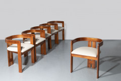 Tobia SCARPA Né en 1935 Suite de six chaises "Pigreco" - 1957