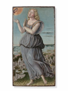 Andrea di NICCOLO Sienne, vers 1440 - 1514 Allégorie de l'Espérance Tempera sur panneau