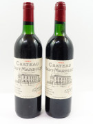 11 bouteilles CHÂTEAU HAUT MARBUZET 1995 Saint Estèphe (légèrement bas