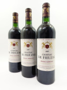 6 bouteilles CHÂTEAU DE FIEUZAL 1997 CC Pessac Léognan (légèrement bas