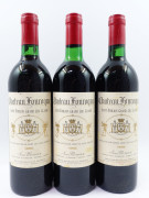 12 bouteilles CHÂTEAU FONROQUE 1982 GCC Saint Emilion (2 légèrement bas